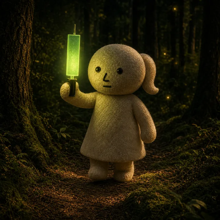 Womlet scene: by candlelight